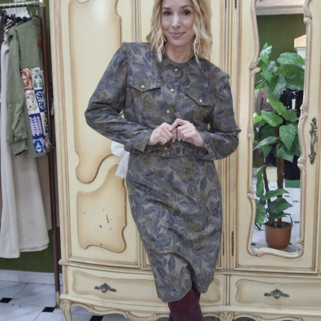 Conjunto de falda estampado de flores