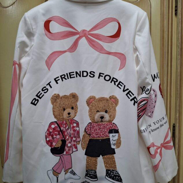 Chaqueta lazos ositos