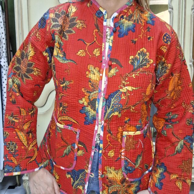 Chaqueta reversible roja