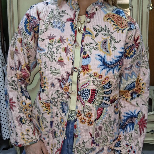Chaqueta reversible rosita