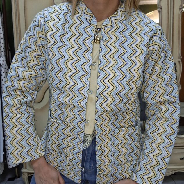 Chaqueta reversible rayas