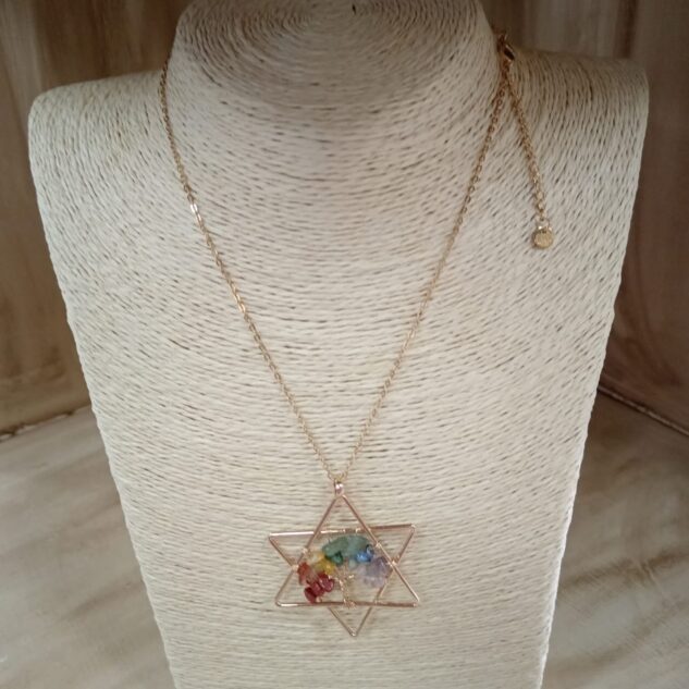 Colgante estrella cinco puntas