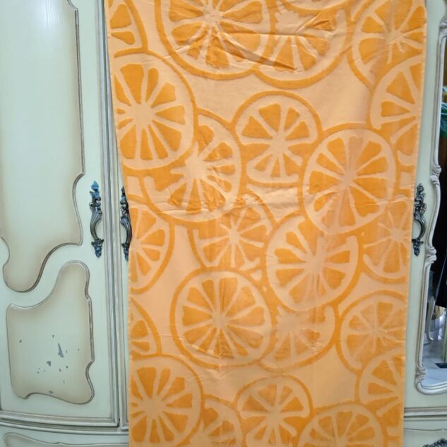 Toalla playa naranjas