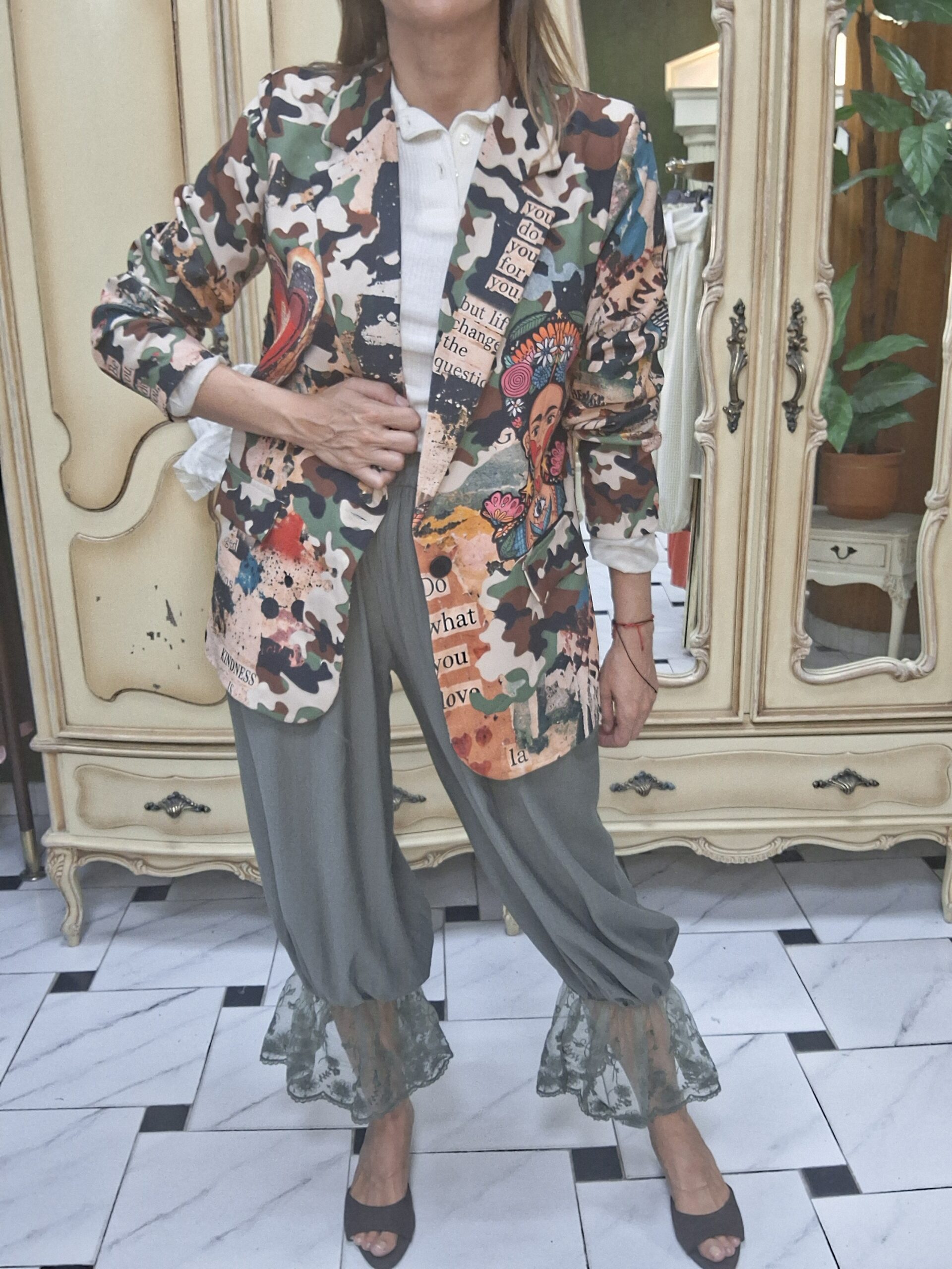 Chaqueta militar Frida - Imagen 7