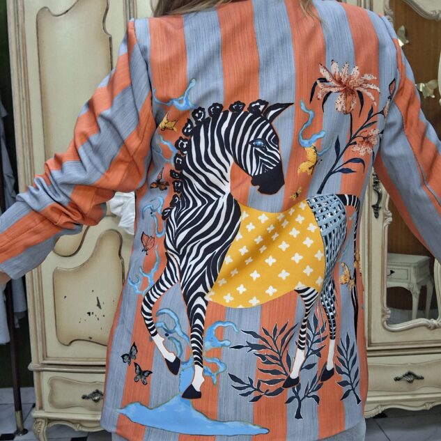 Chaqueta rayas cebra