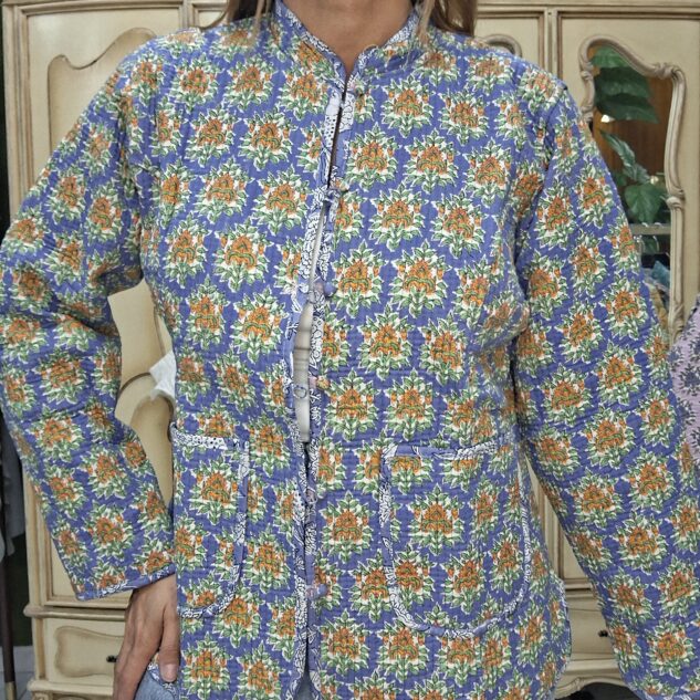 Chaqueta reversible azul
