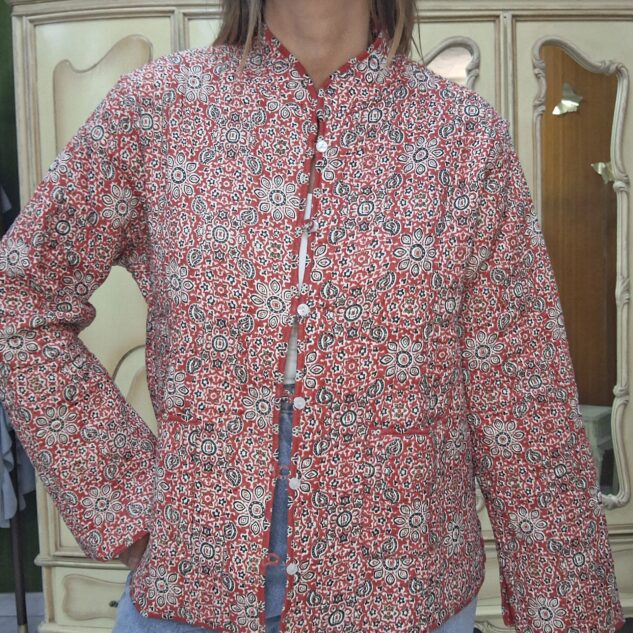 Chaqueta reversible roja
